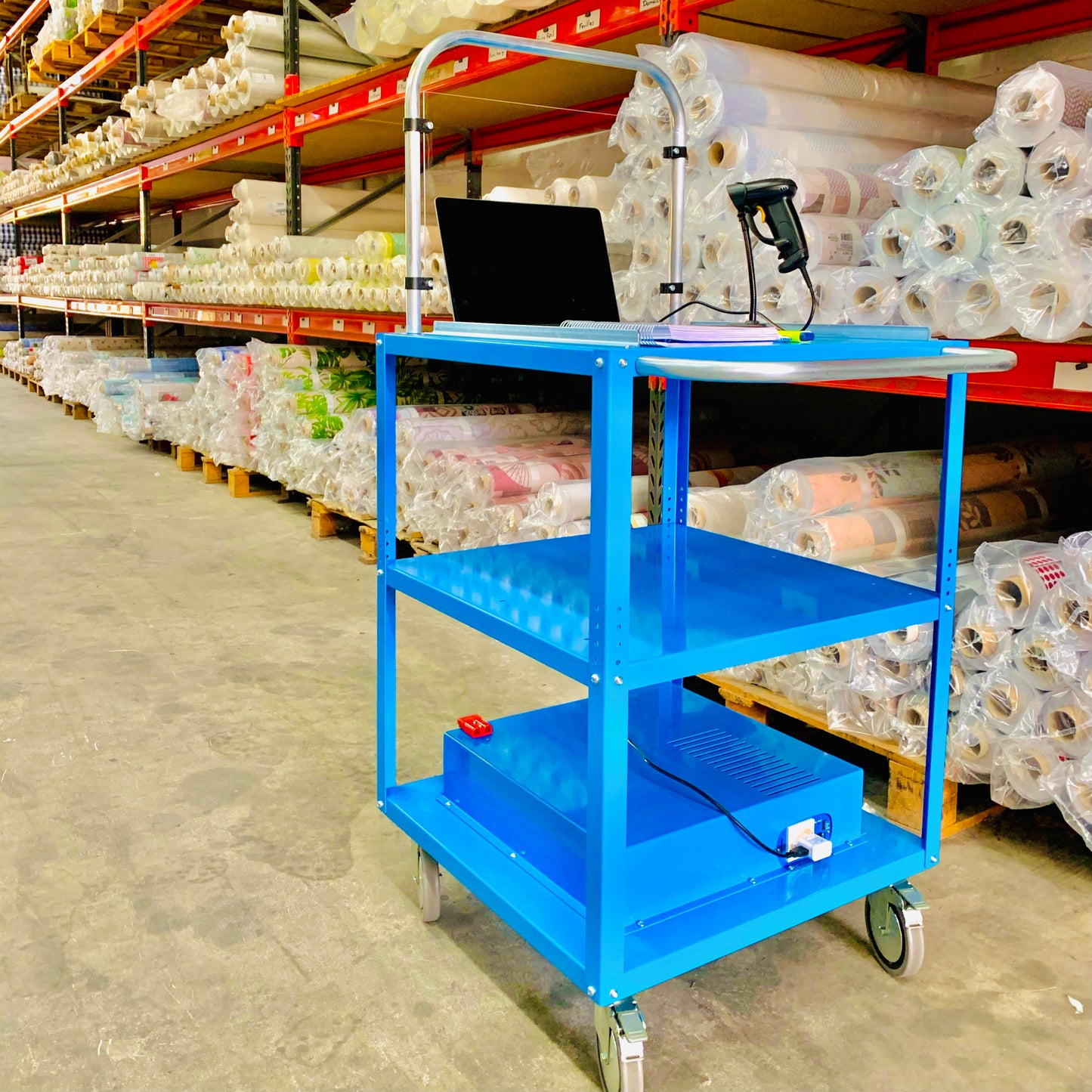 Carro Almacén, Carro Logística, Carro Picking (Con Inversor + Bateria GR135)