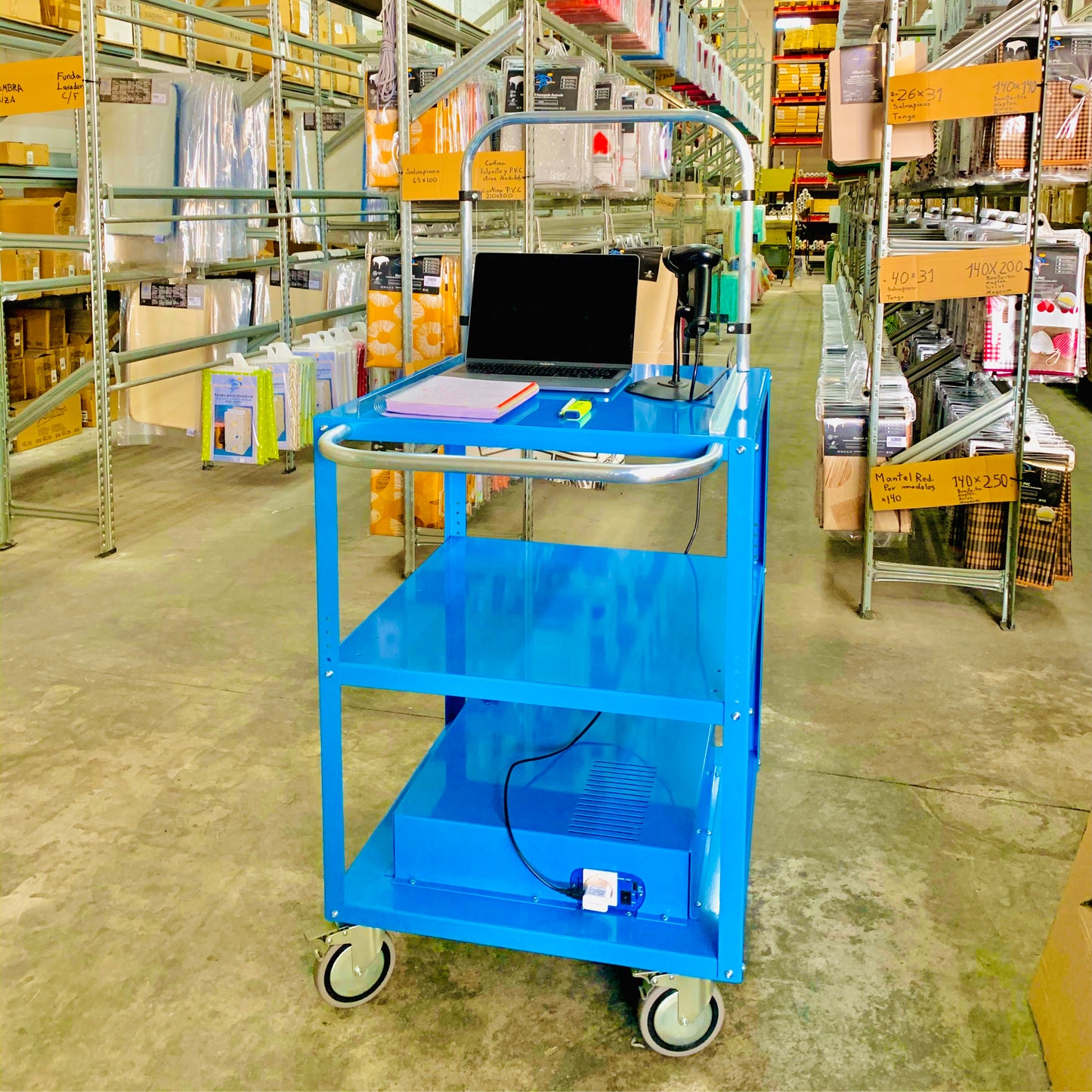 Carro Almacén, Carro Logística, Carro Picking (Con Inversor + Bateria GR135)